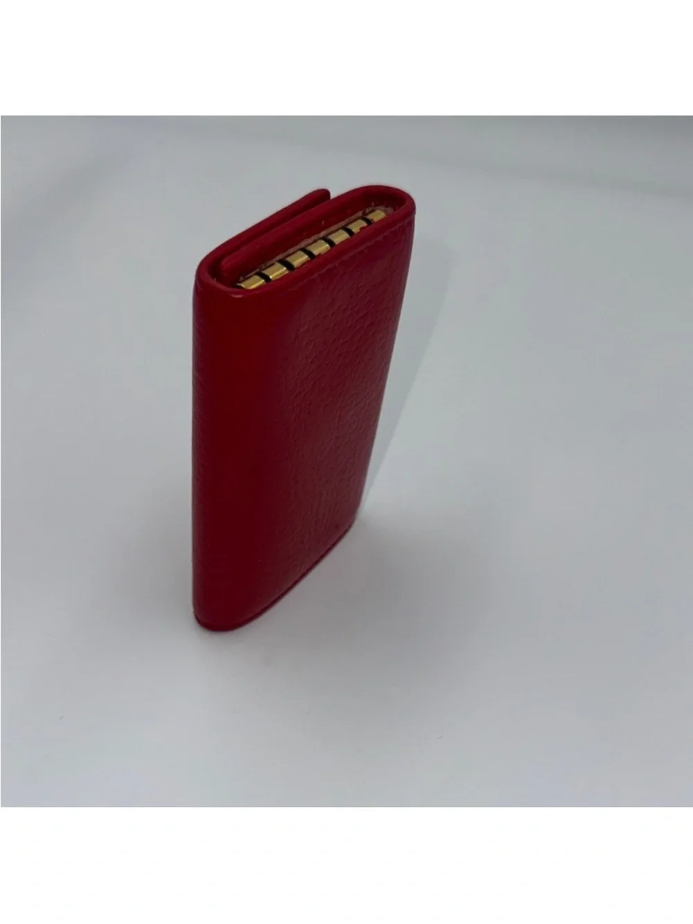 Gucci Cherry Red Leather Key Holder- Repainted